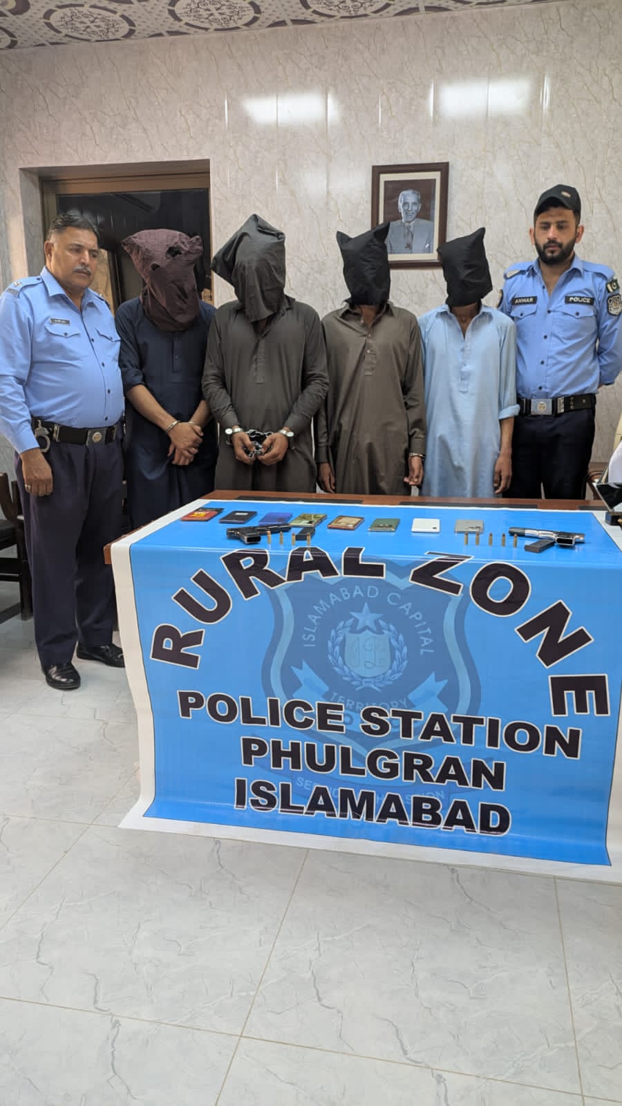 Islamabad Police arrest highway robbery suspects
