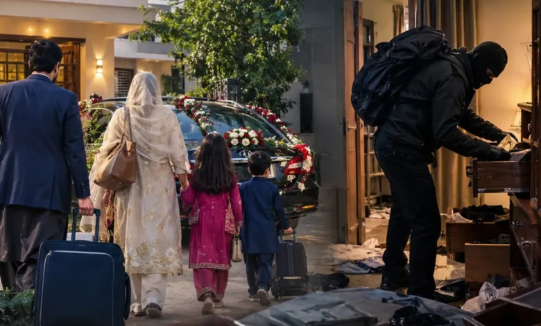 اسلام آباد کے علاقے بہارہ کہو میں گھر کے تالے توڑ کر طلائی زیورات، نقدی اور موبائل فون چوری کرنے کی واردات