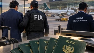 اسلام آباد ایئرپورٹ پر کابل جانے والی پرواز RQ928 کے مسافر سے پانچ پاسپورٹس ملنے کے معاملے کی تحقیقات