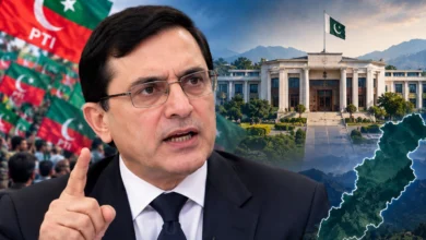 چیئرمین پی ٹی آئی بیرسٹر گوہر کا خیبرپختونخوا میں ایمرجنسی کے نفاذ پر ردعمل
