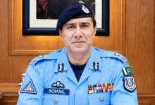 آئی جی اسلام آباد محمد سہیل چوہدری پولیس کے سپاہیوں سے خطاب کرتے ہوئے