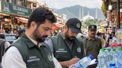 سلام آباد میں پلاسٹک فری مہم کے تحت سنگل یوز پلاسٹک بوتلوں کے خلاف کریک ڈاؤن