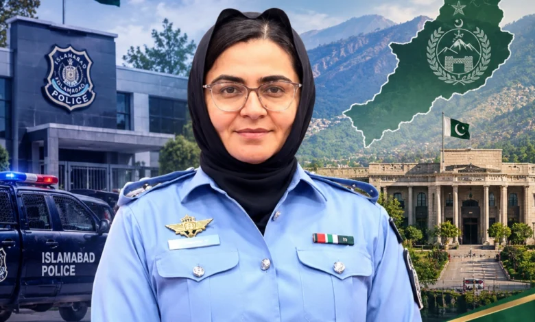 اسلام آباد پولیس کی ایس پی پری گل ترین کی خدمات خیبرپختونخوا حکومت کے سپرد کرنے کا نوٹیفکیشن