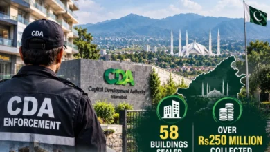 چیئرمین سی ڈی اے سہیل اشرف کا اسلام آباد ایکسپریس وے سروس روڈ ایسٹ منصوبے کا دورہ
