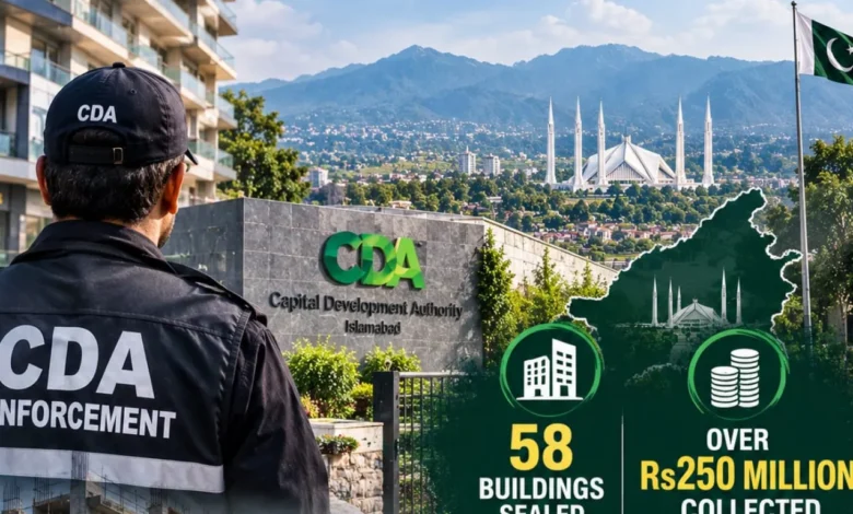 چیئرمین سی ڈی اے سہیل اشرف کا اسلام آباد ایکسپریس وے سروس روڈ ایسٹ منصوبے کا دورہ