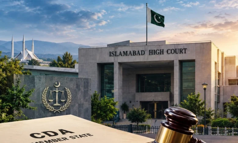 اسلام آباد ہائیکورٹ میں سی ڈی اے ممبر اسٹیٹ زمان وٹو کے خلاف توہین عدالت کیس کی سماعت