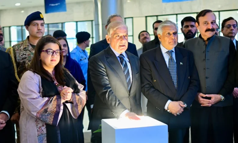 وزیراعظم شہباز شریف اسلام آباد میں دانش آئی ٹی پارک کی افتتاحی تقریب سے خطاب کرتے ہوئے